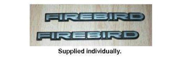 Fender "FIREBIRD"  emblem (GM) (SOLD OUT DISCO'D)